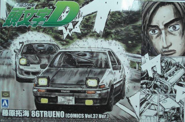 青岛社头文字d【仁和模型】青岛社1/24 头文字d 藤原拓海86trueno vol