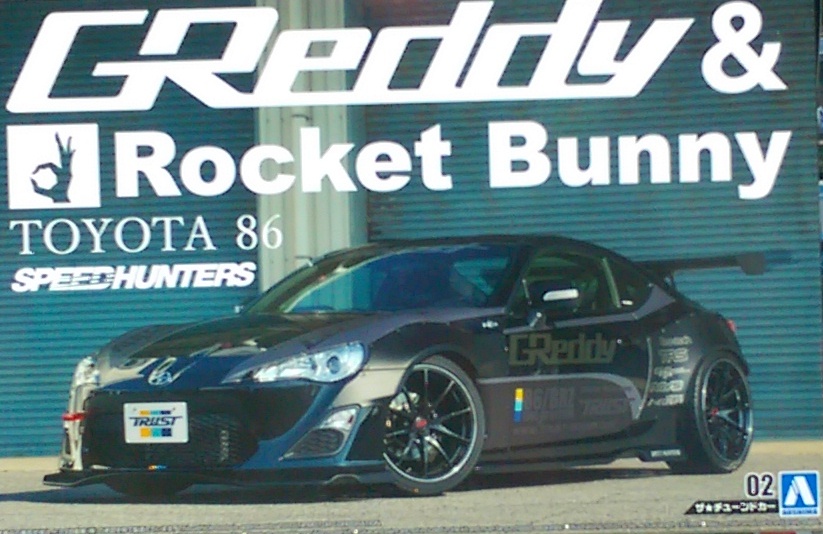 AO050941 1/24 TOYOTA86 GREDDY&ROCKET BUNNY VOLK RACING Ver.