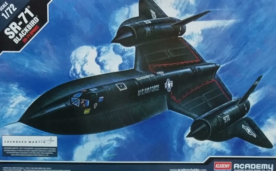 AC12448 1/72 SR-71 BLACKBIRD