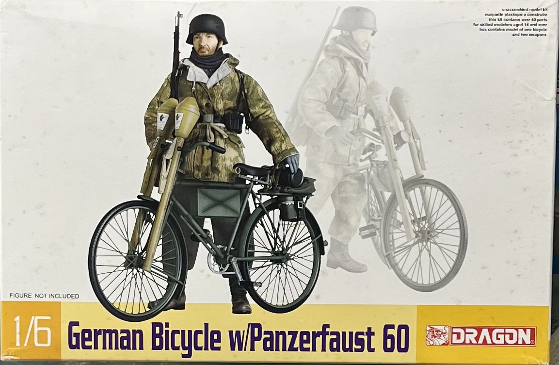 DRAGON#75031 1/6 GERMAN BICYCLE w/Panzerfaust 60
