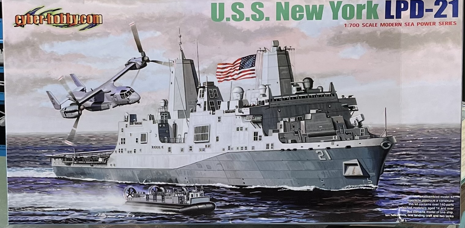 DRAGON#7110 1/700 U.S.S NEW YORK LPD-21