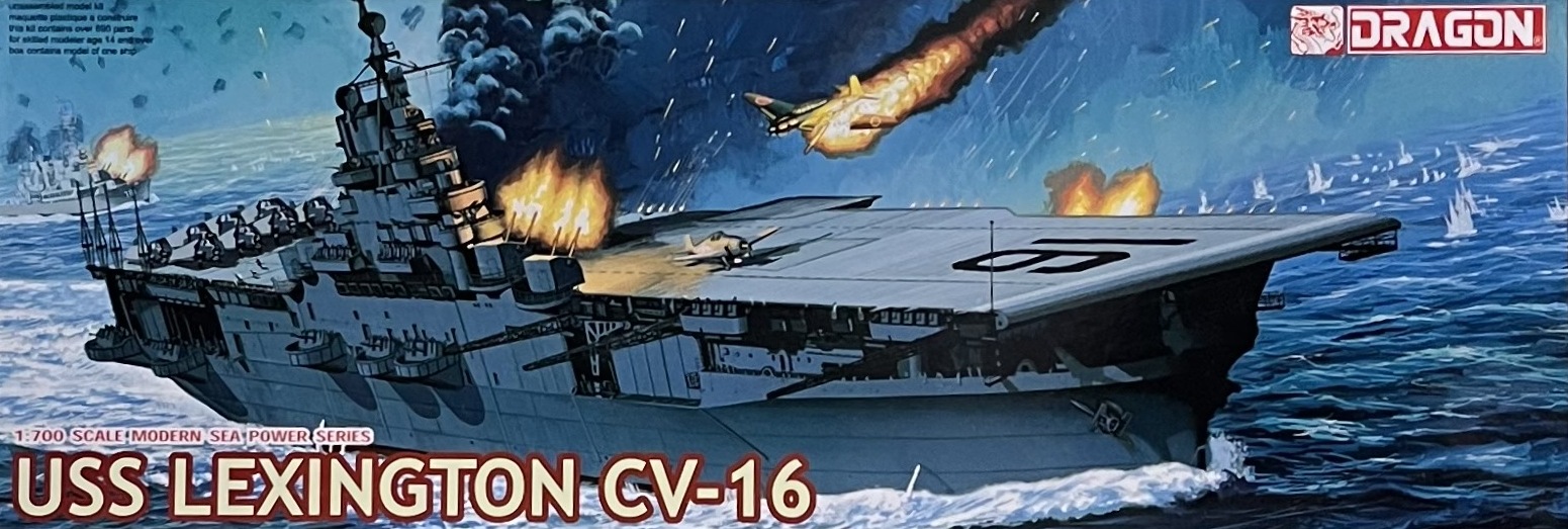 DRAGON#7051 1/700 U.S.S LEXINGTON CV-16