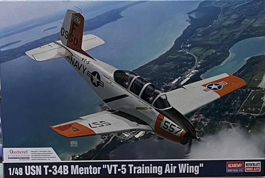 AC12361 1/48 USN T-34B MENTOR'VT-5 TRAINING AIR WING