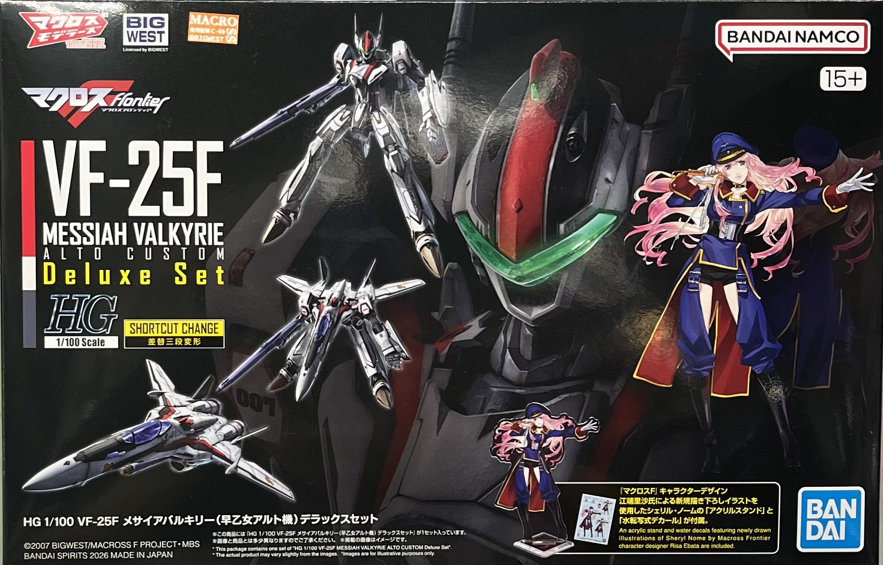 1/100 HG VF-25F �ϥ@�D�]���A�k���H�y���^���ت�
