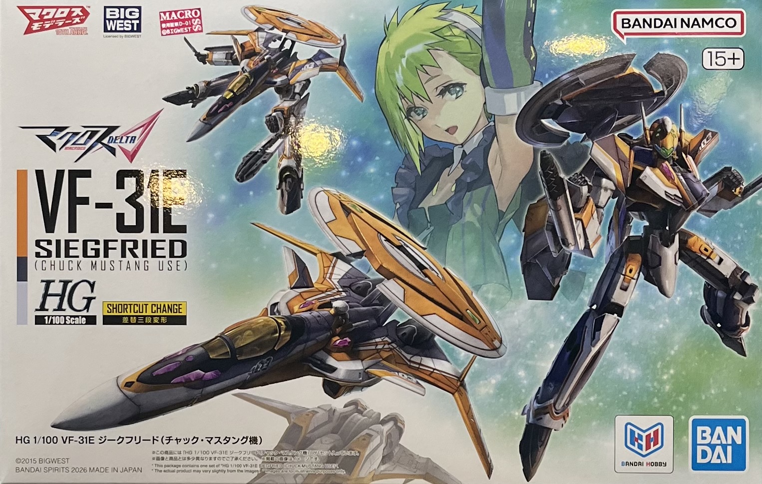 HG 1/100 �W�ɪŭn��VF-31E�^����