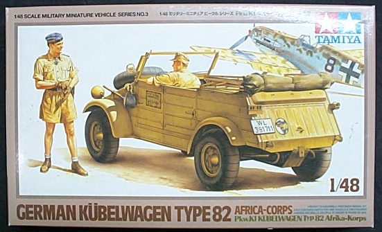 Юc1/48xƨtC NO.3 GERMAN KUBELWAGEN TYPE 82