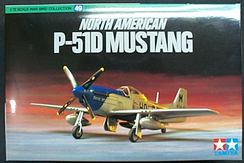 ЮcTAMIYA 1/72tC NO.49 NORTH AMERICAN P-51D MUSTANG