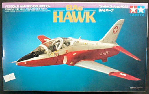 ЮcTAMIYA 1/72tC NO.23 BAE HAWK