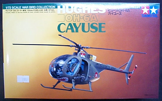 ЮcTAMIYA 1/72tC NO.24 HUGHES OH-6A CAYUSE