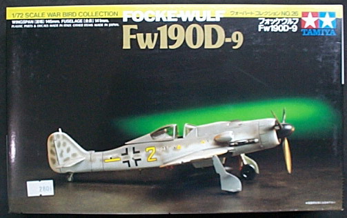 ЮcTAMIYA 1/72tC NO.26 FOCKE-WULF FW190D-9