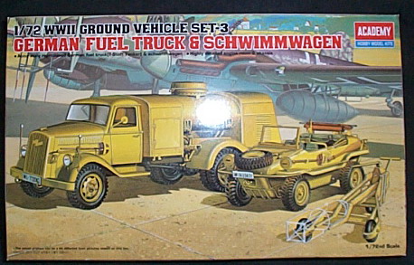 AC13401 GERMAN FUEL TRUCK&SCHWIMMWAGEN