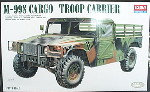 ACADEMY 1/35 xƨtC 1362 M-998 CARGO .ʳfTROOP CARRIER xΦN